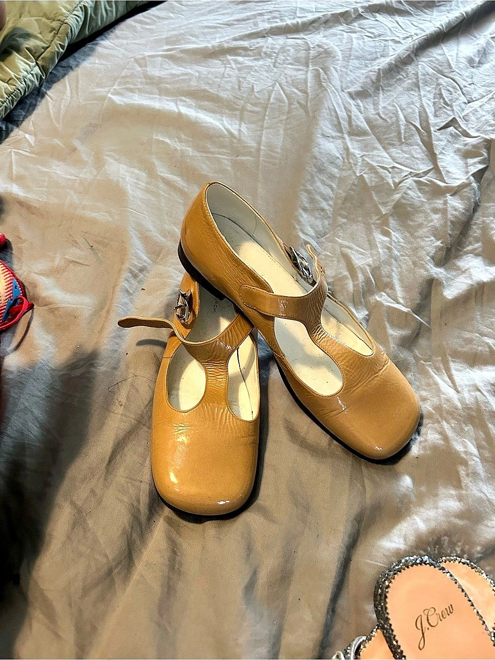 Brown Buckle Heels